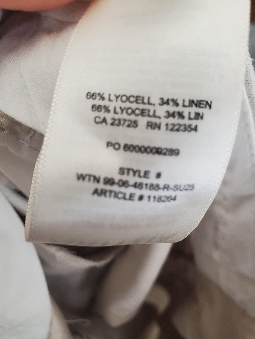 Aritzia The Effortless Pant CruiseLinen in Natural Ecru Sz 6 NWOT - Picture 11 of 16